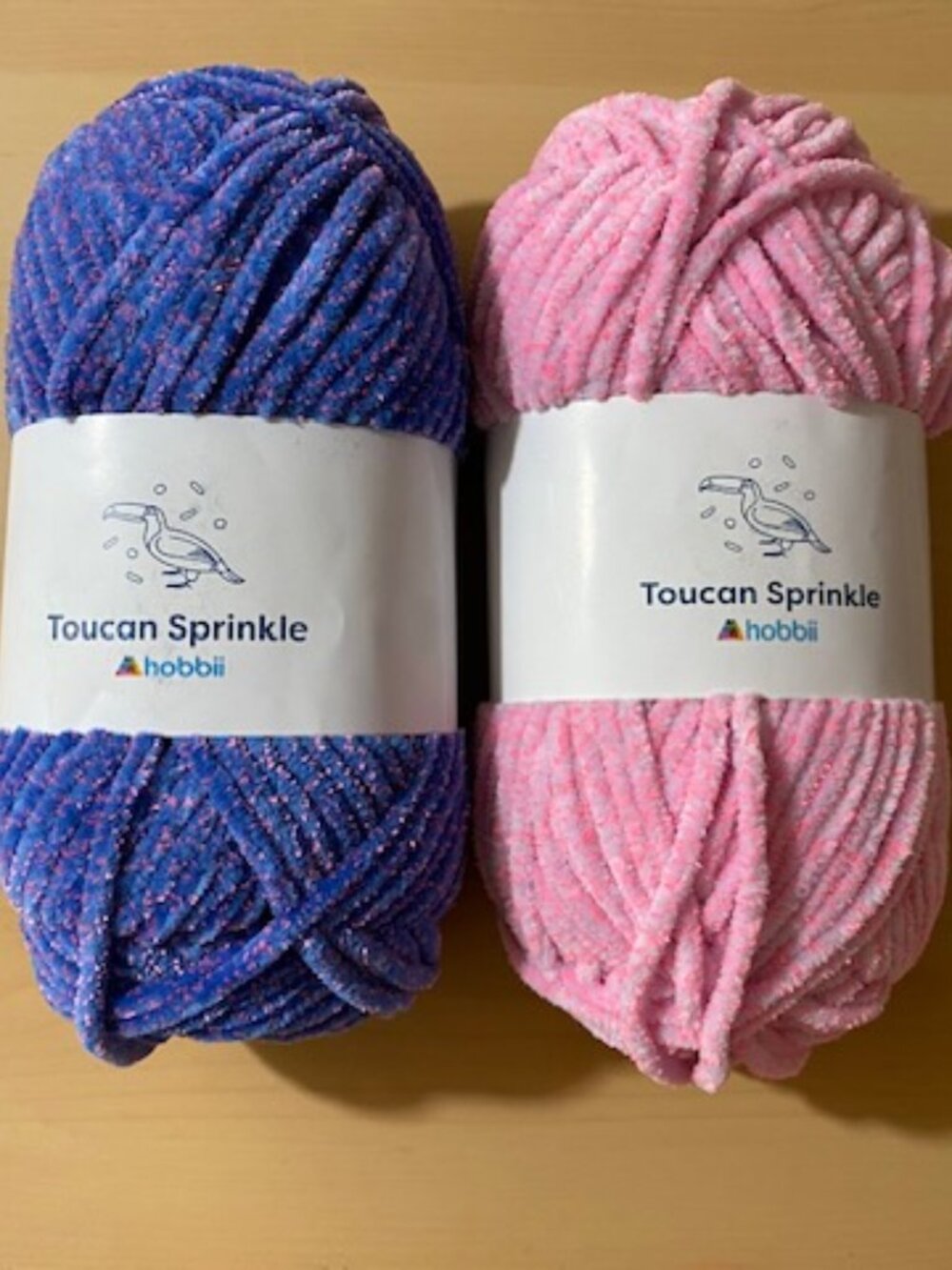 Chenille & Velvet Yarn Bundle - 8 Skeins Hobbii & Go Handmade (Plush/Amigurumi)